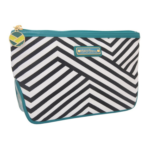 Flight 001 Zebra Print Makeup Bag - Picture 7 of 7